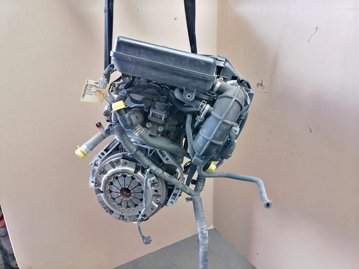 Opel Agila B original Motor 1.2 63kw K12B 5G-Schalter Motor l&auml;uft Bj.2008